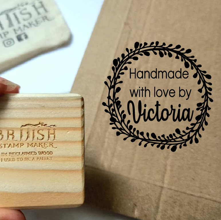 Personalised handmade by stamp