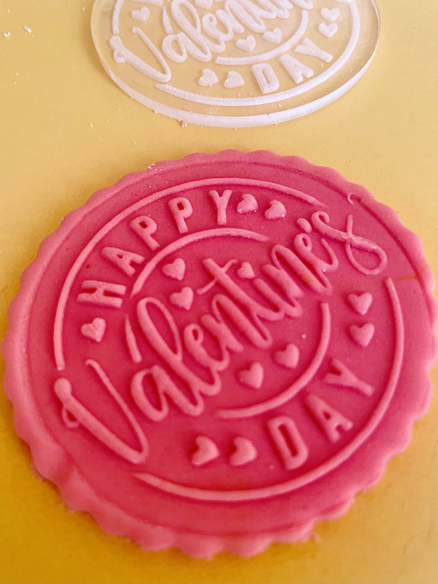 Valentine’s Day embossing stamp