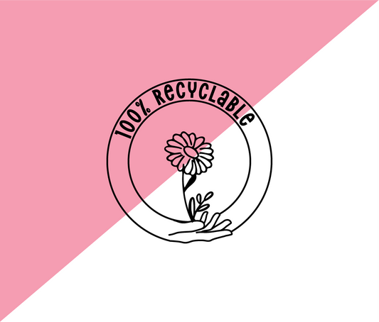 Pretty recycle stamp