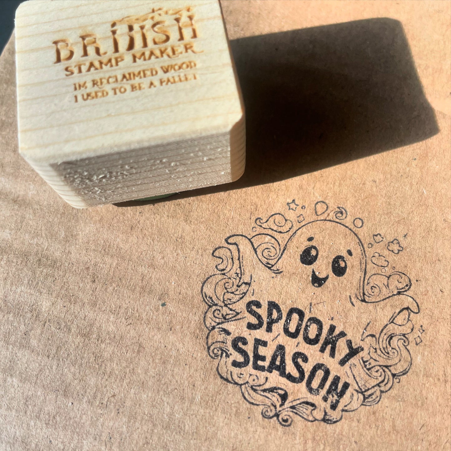 Spooky season stamp