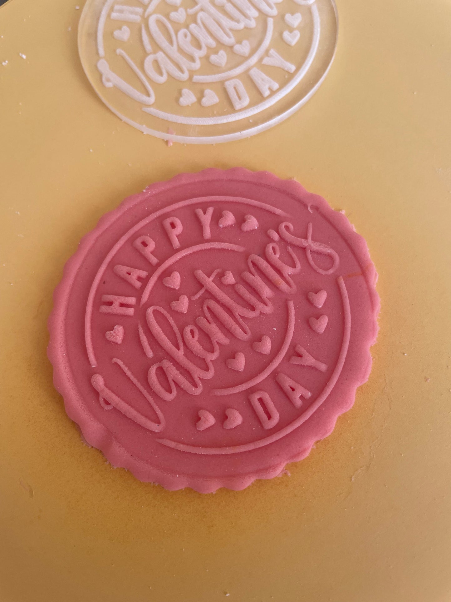 Valentine’s Day embossing stamp