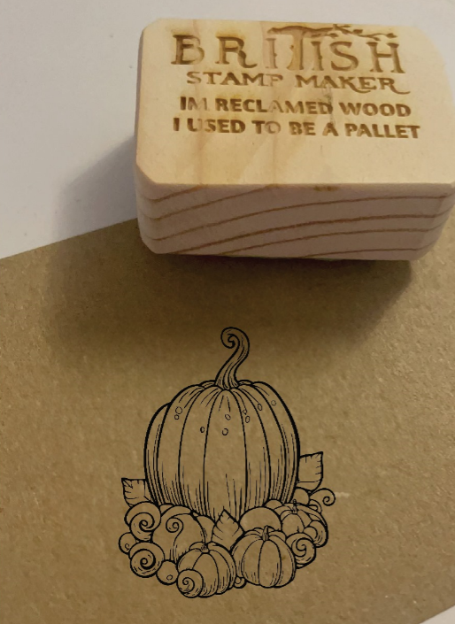 Pumpkin stamp