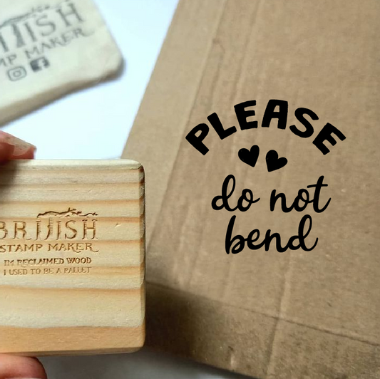 Please do not bend stamp