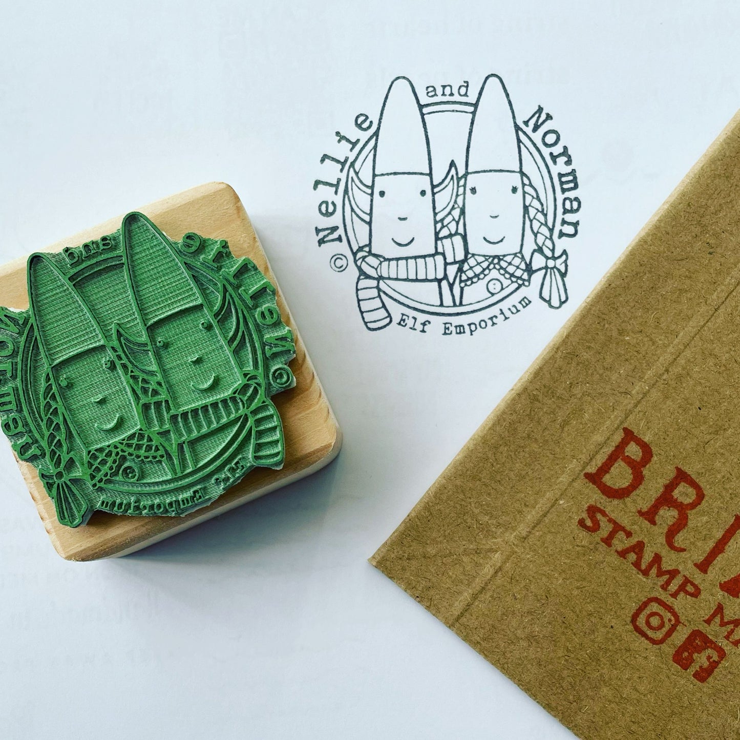 Custom eco rubber stamp