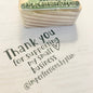 Personalised Thank you Stamp