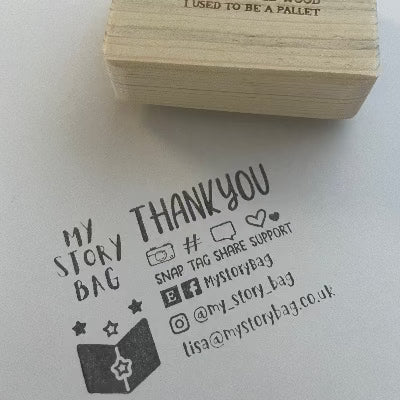 Business card stamp Britishstampmaker