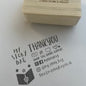 Business card stamp