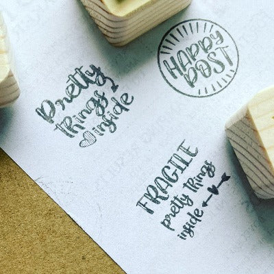 Cute packaging stamps